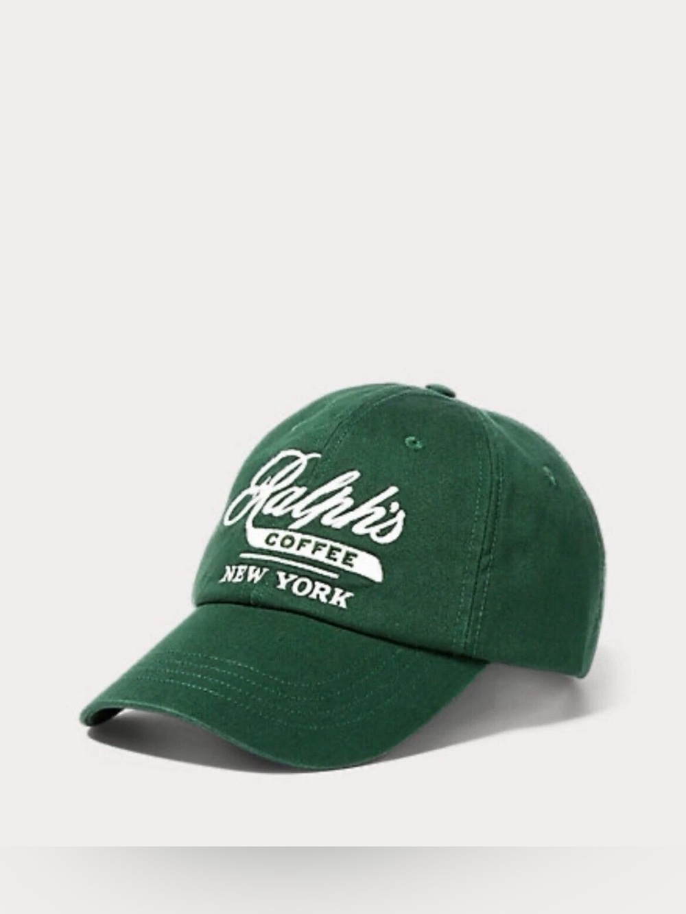 Ralph’s Coffee New York Green Baseball Cap, Ralph Lauren